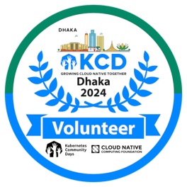 Volunteer, KCD Dhaka 2024 badge