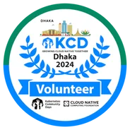 স্বেচ্ছাসেবক, KCD Dhaka 2024 ব্যাজ